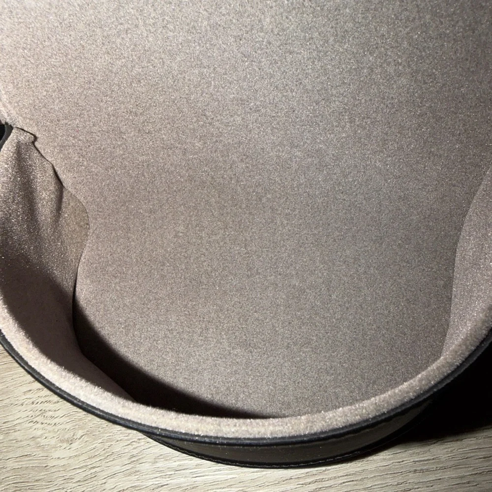 Giorgio Armani Dark Leather Sunglasses Case